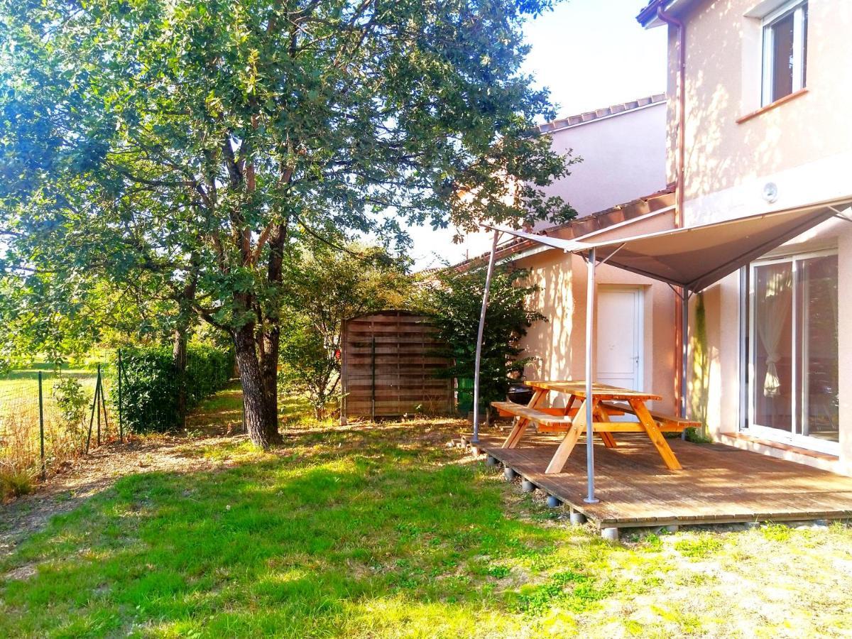 Le Clos Andree - Charmante Maison 8 Personnes - 5 Lits - Climatisation Reversible - Parking 3 Vehicules - Garage - Zone Nord Montauban - Terrasse Et Jardin Екстериор снимка