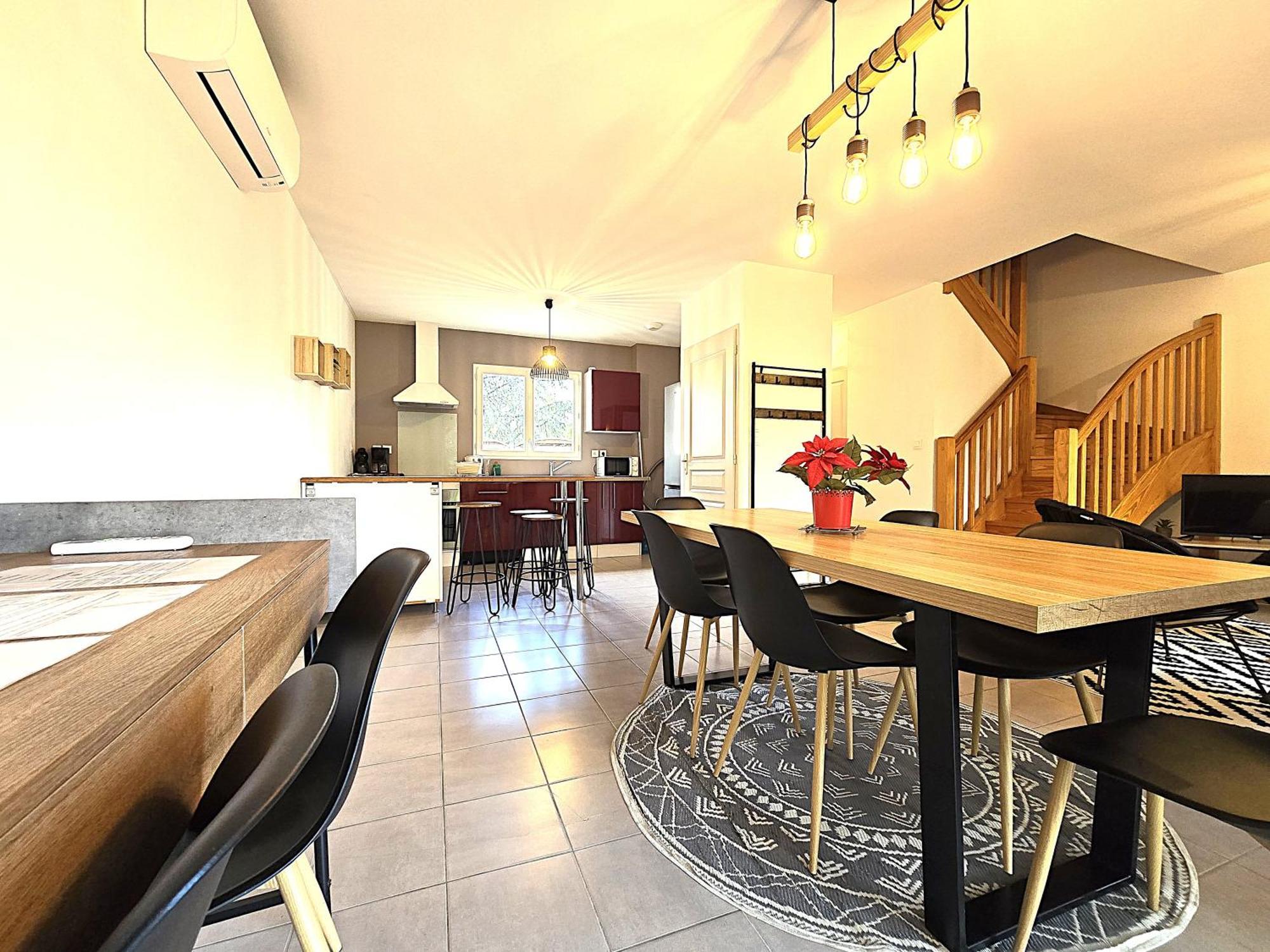 Le Clos Andree - Charmante Maison 8 Personnes - 5 Lits - Climatisation Reversible - Parking 3 Vehicules - Garage - Zone Nord Montauban - Terrasse Et Jardin Екстериор снимка